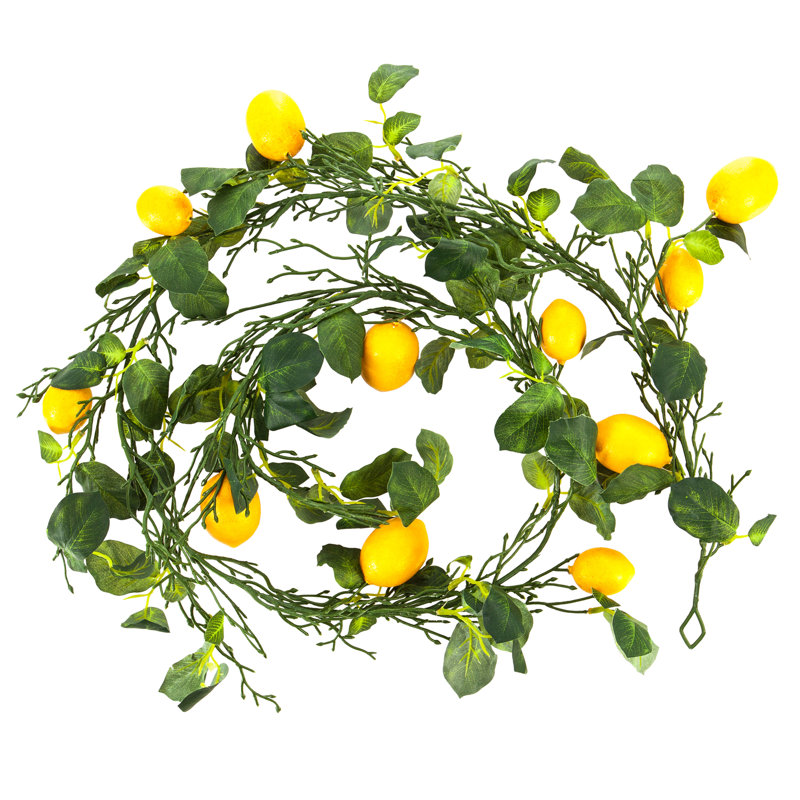 August Grove® 6' Lemon Vine Garland Wayfair